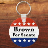 Sherrod Brown opnieuw verkozen in de Amerikaanse S Sleutelhanger (Achterkant)