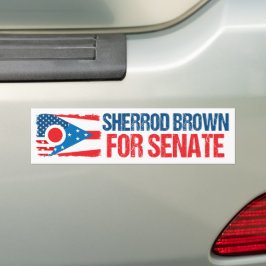 Sherrod Brown voor Senaat 2024 Verkiezing Ohio Vla Bumpersticker