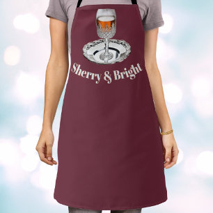 Sherry & Bright Amusante Kerst Keuken Noviteit Schort