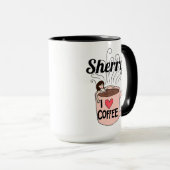 Sherry houdt van koffie Mok (Voorkant rechts)