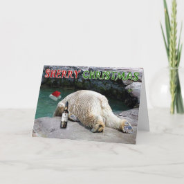 Sherry kerst feestdagen kaart