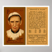 Sherry Magee Phillies Baseball 1911 Poster (Voorkant)