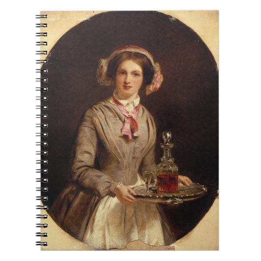 'Sherry Sir?', 1853 (olie op canvas) Notitieboek (Voorkant)