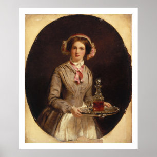 'Sherry Sir?', 1853 (olie op canvas) Poster
