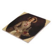 'Sherry Sir?', 1853 (olie op canvas) Tegeltje (Zijkant)