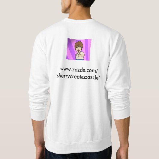 SherryCreatesZazzle Sweatshirt (Achterkant)