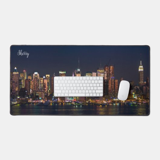 Sherry's City Nights Desk Pad (Keyboard & Muis)