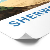 Sherwood Beach Hawaii Travel Print (Hoek)