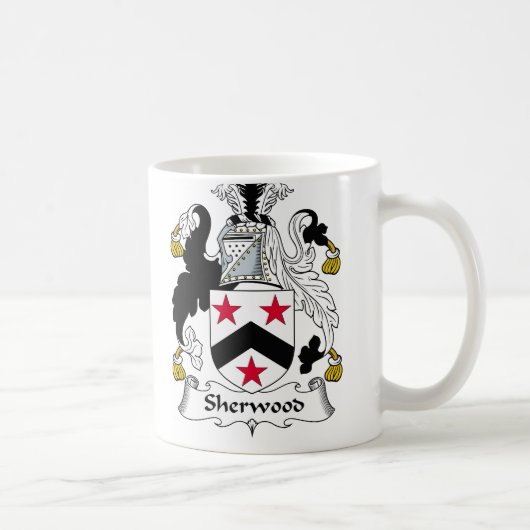 Sherwood Family Crest Koffiemok (Rechts)