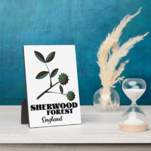 Sherwood Forest Engeland reisposter Fotoplaat