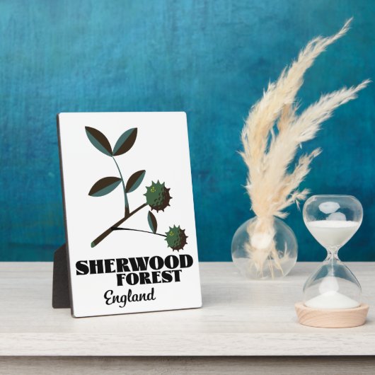 Sherwood Forest Engeland reisposter Fotoplaat (Zijkant)