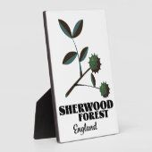 Sherwood Forest Engeland reisposter Fotoplaat (Zijkant)