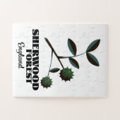 Sherwood Forest Engeland reisposter Legpuzzel (Horizontaal)