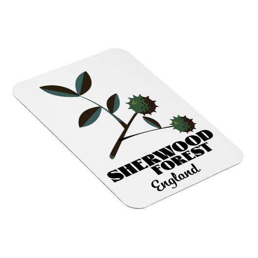 Sherwood Forest Engeland reisposter Magneet (Rechterzijde)