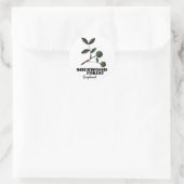 Sherwood Forest Engeland reisposter Ronde Sticker (Tas)