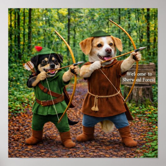 "Sherwood Forest" Poster (Voorkant)