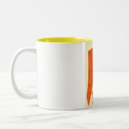 Sherwood Forest, reisposter Nottinghamshire Tweekleurige Koffiemok