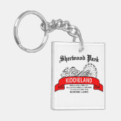 Sherwood Park Kiddieland, Rockford, IL. Amusement Sleutelhanger (Voorkant Links)