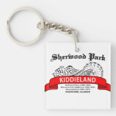 Sherwood Park Kiddieland, Rockford, IL. Amusement Sleutelhanger (Voorkant)