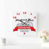 Sherwood Park Kiddieland, Rockford, IL. Amusement Vierkante Klok (Huis)