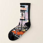 Sherwood Plaza Cotton Socks Sokken (Links - buitenkant)