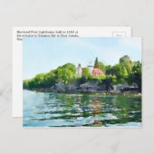 Sherwood Point, Dedoor County, Wisconsin Briefkaart (Voorkant / Achterkant)