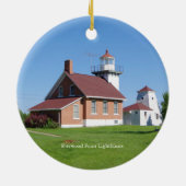Sherwood Point Lighthouse 2-zijdige ornament (Achterkant)