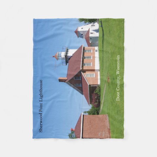 Sherwood Point Lighthouse blanket Fleece Deken (Voorkant)