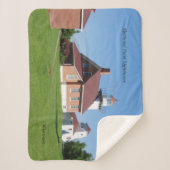Sherwood Point Lighthouse sherpa blanket Deken (Voorkant)