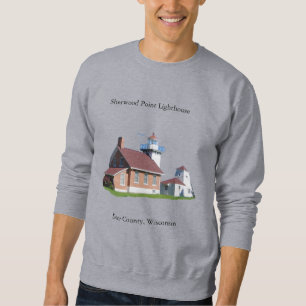 Sherwood Point Lighthouse shirt zwarte belettering