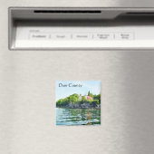 Sherwood Point Waterverf Door County Magneet (Insitu (Vaatwasser))