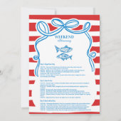 She's A Catch Bachelorette Celebration Kaart (Achterkant)