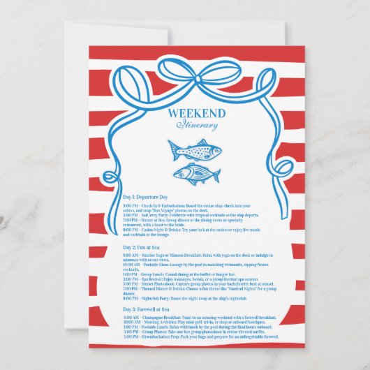 She's A Catch Bachelorette Celebration Kaart (Achterkant)