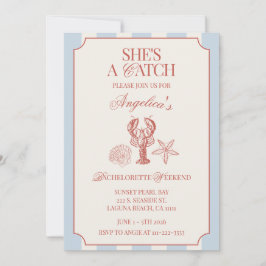 She's A Catch Bachelorette Weekend Itinerary and Kaart