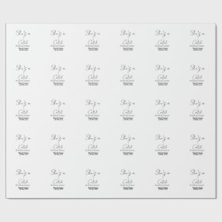 She's a catch champagne bottle bachelorette weeken cadeaupapier