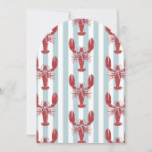 She's a Catch Coastal Lobster Bridal Shower  Kaart (Achterkant)