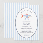 She's a Catch Fishermans Aesthetic Bridal Shower  Kaart (Voorkant / Achterkant)