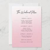 She's a Catch Modern Script Bachelorette Weekend Kaart (Achterkant)