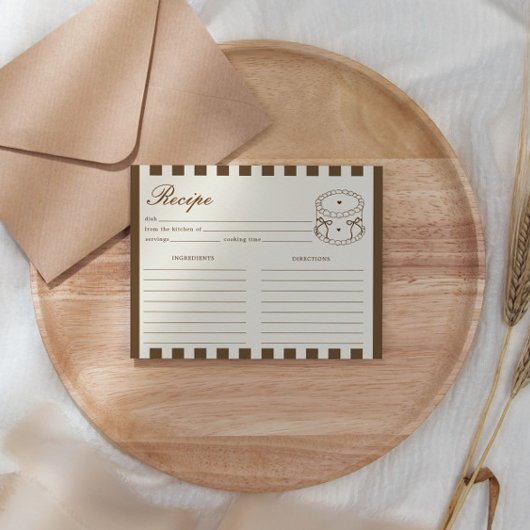 She's A Tini Bit Older Coffee Cake Birthday Recipe Informatiekaartje