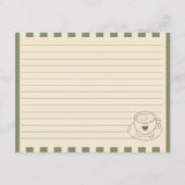 She's A Tini Bit Older Coffee Cake Birthday Recipe Informatiekaartje (Achterkant)