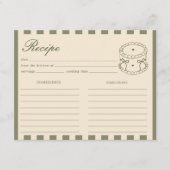 She's A Tini Bit Older Coffee Cake Birthday Recipe Informatiekaartje (Voorkant)