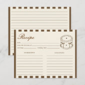 She's A Tini Bit Older Coffee Cake Birthday Recipe Informatiekaartje (Voorkant / Achterkant)