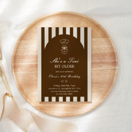 She's A Tini Bit Older Coffee Martini Birthday Kaart