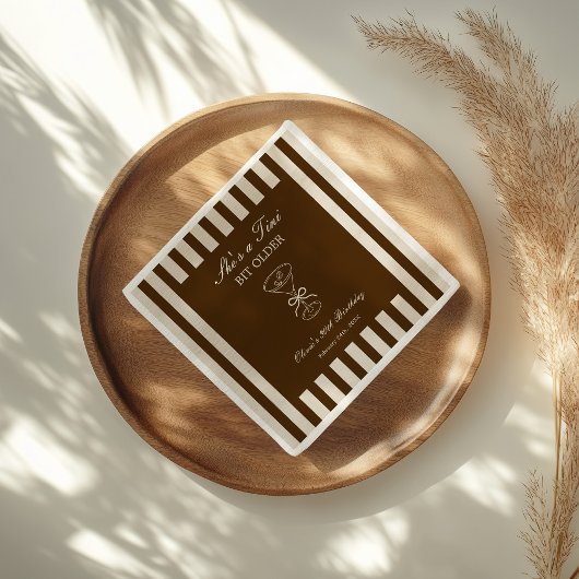 She's A Tini Bit Older Coffee Martini Birthday Servet