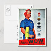 Shes A Wow Briefkaart (Voorkant / Achterkant)