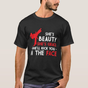 Shes Beauty zegt dat Grace Shell je in het gezicht T-shirt