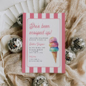 She's Been Scooped Up Bridal Shower Kaart