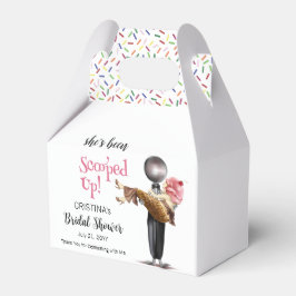 She's Been Scooped Up Strawberry Ice cream Bridal Bedankdoosjes