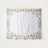 She's Found Her Honey Bridal Shower Backdrop Wandkleed (Voorkant (horizontaal))