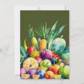 She's Fresh Off the Market Farmhouse Bridal Shower Kaart (Achterkant)